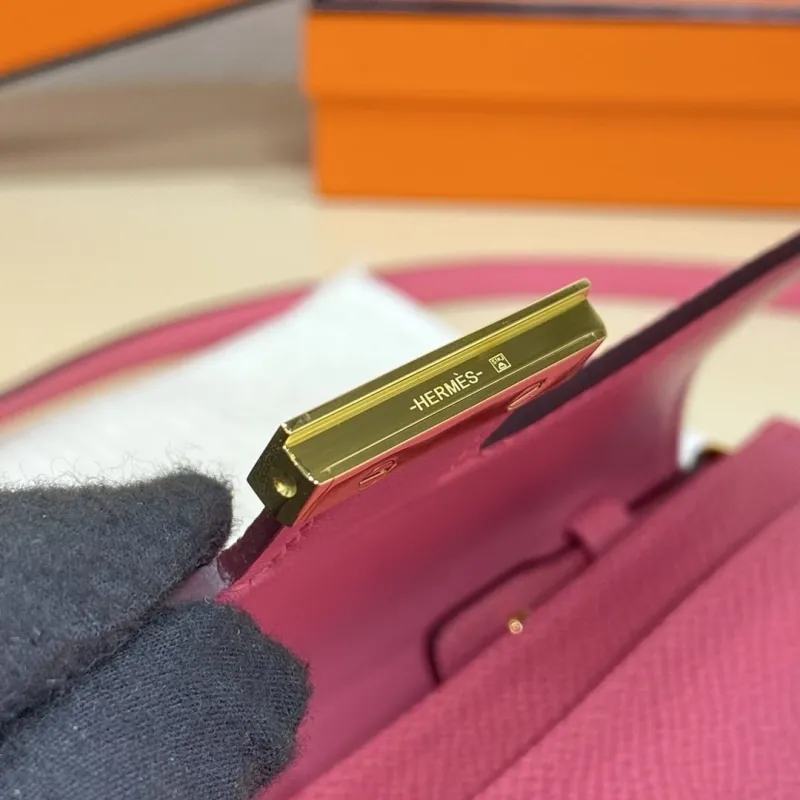Hermes Pink Crossbody Bag 327 - Image 8