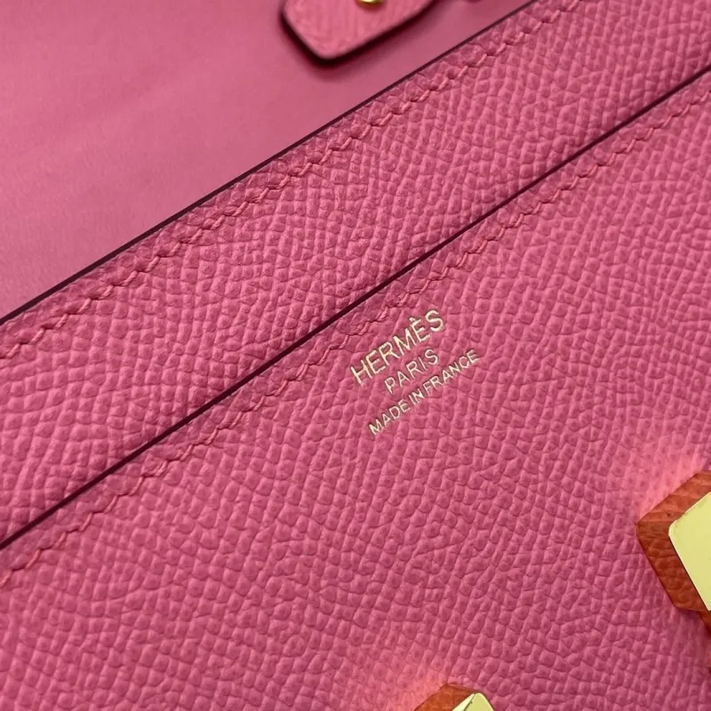 Hermes Pink Crossbody Bag 327 - Image 9