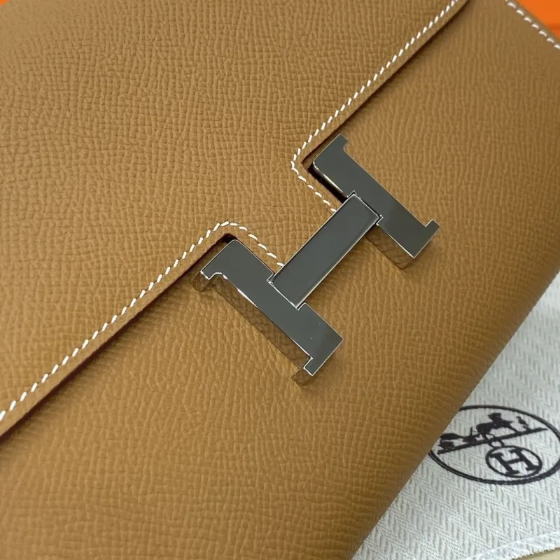 Hermes Tan Leather Crossbody Satchel Bag 346 - Image 6