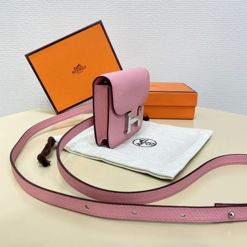 Alternative view of Hermes Pink Mini Crossbody Bag