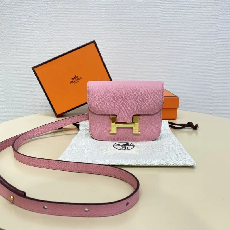 Hermes Pink Mini Belt Bag