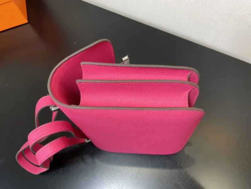 Alternative view of Hermes Hot Pink Satchel Bag 356