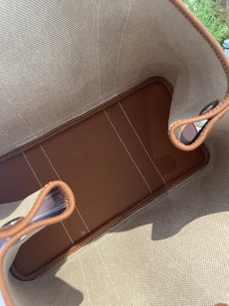 Hermes Geometric Canvas Tote Bag 65 - Image 8
