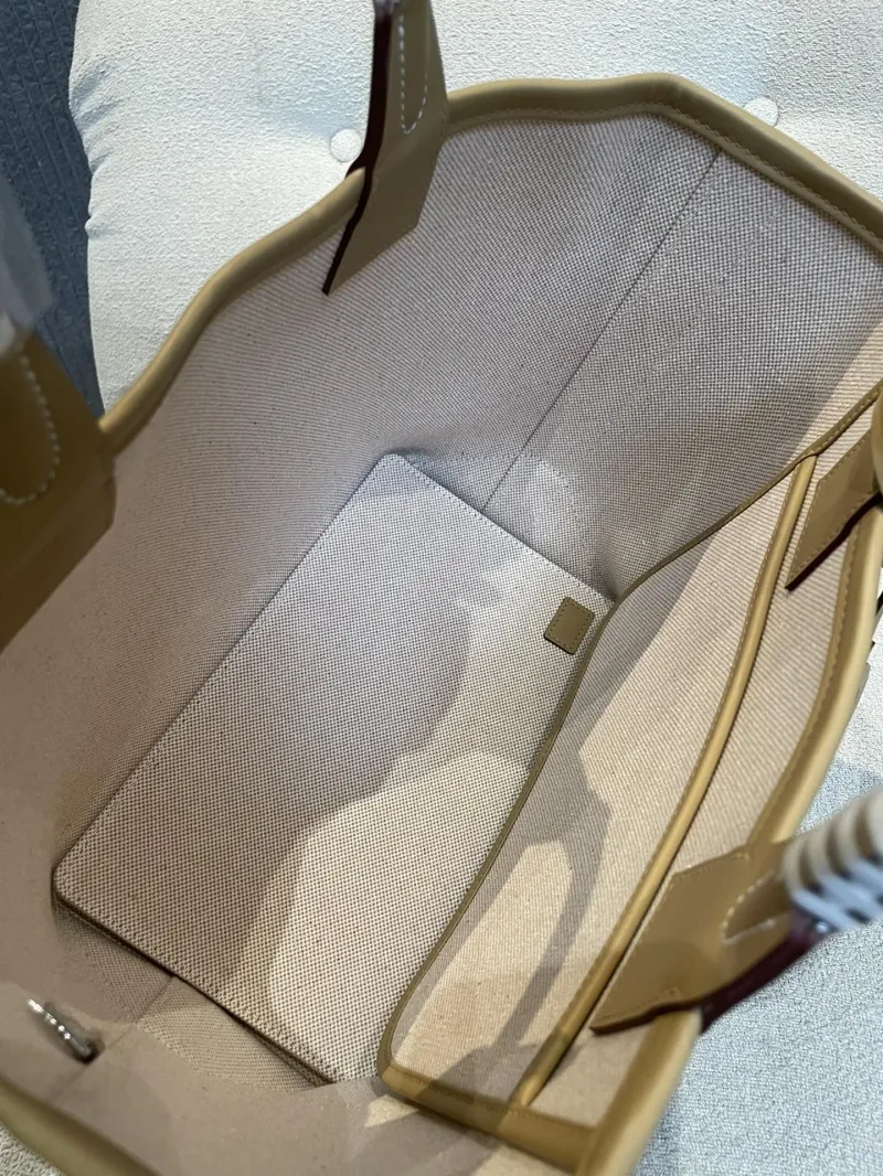 Hermes Beige Brown Tote Bag 88 - Image 7