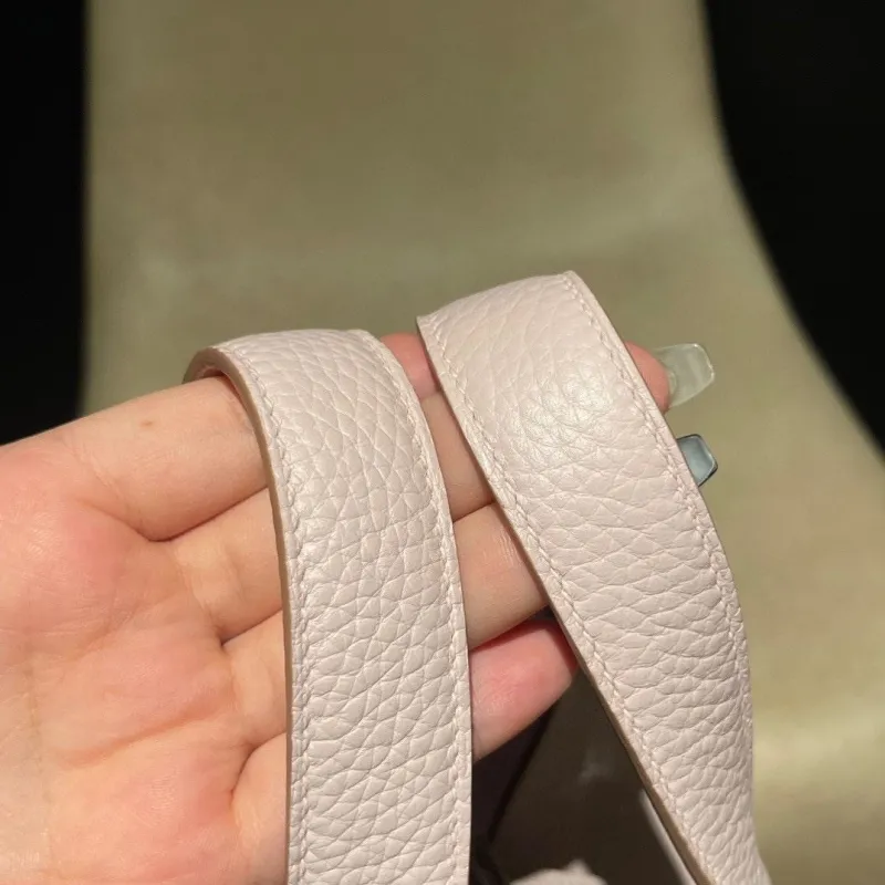 Hermes Pale Pink Bucket Bag 95 - Image 4