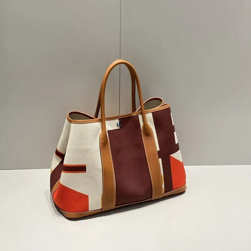 Alternative view of Hermes Multicolor Canvas Tote Bag 143