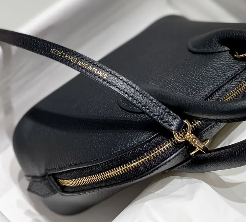 Hermes Black Top Handle Bag 19 - Image 5