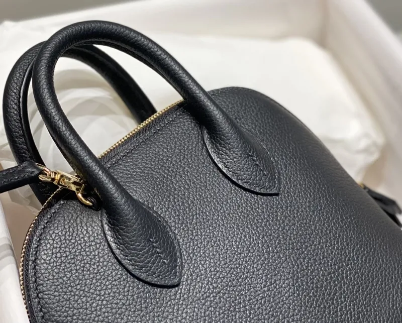 Hermes Black Top Handle Bag 19 - Image 7