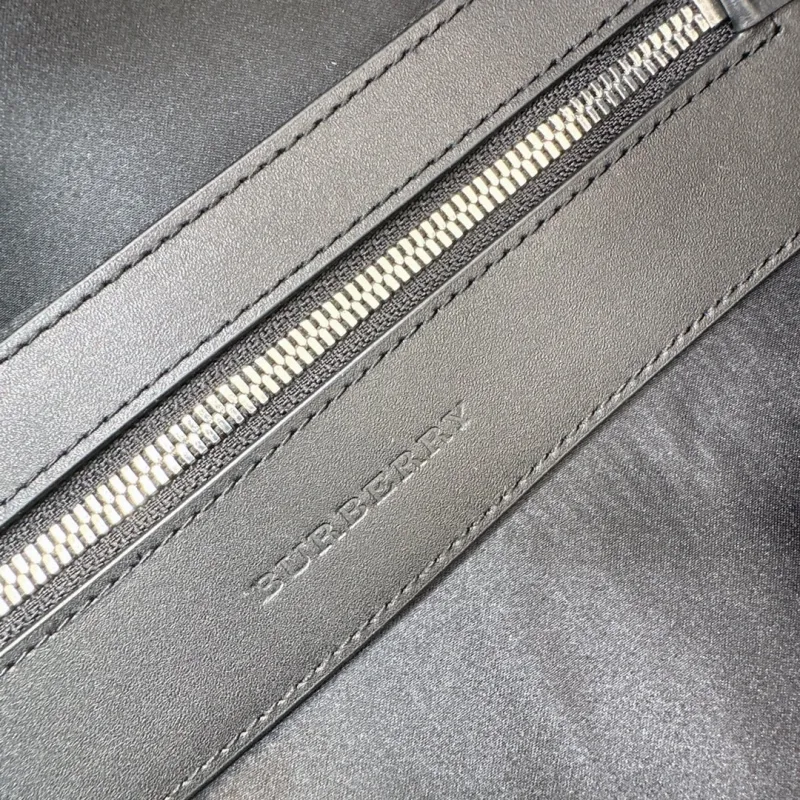 Burberry Dark Gray Check Backpack - Image 9