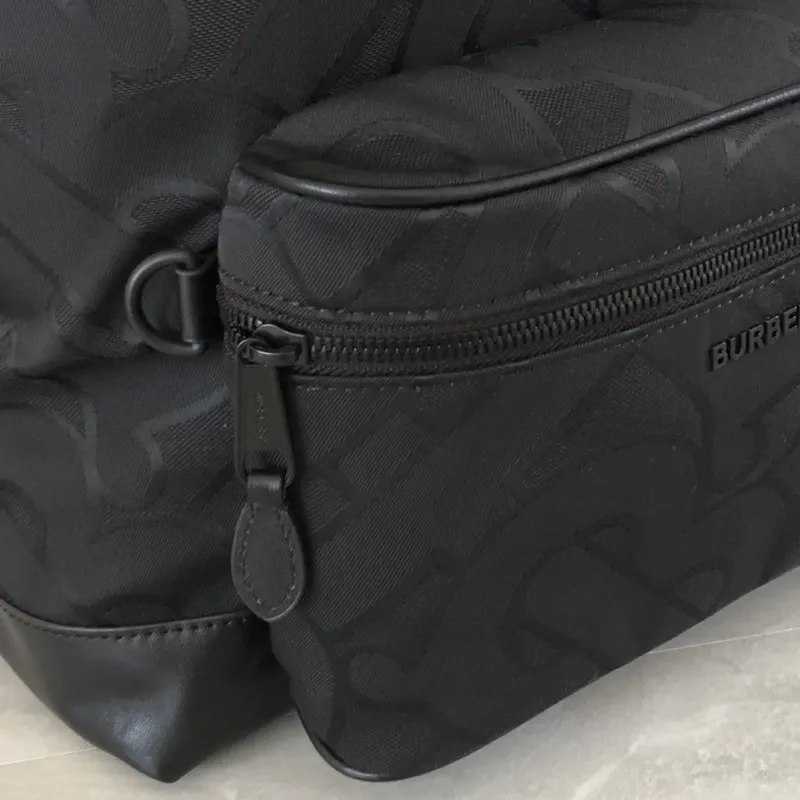 Burberry Black Monogram Backpack - Image 3