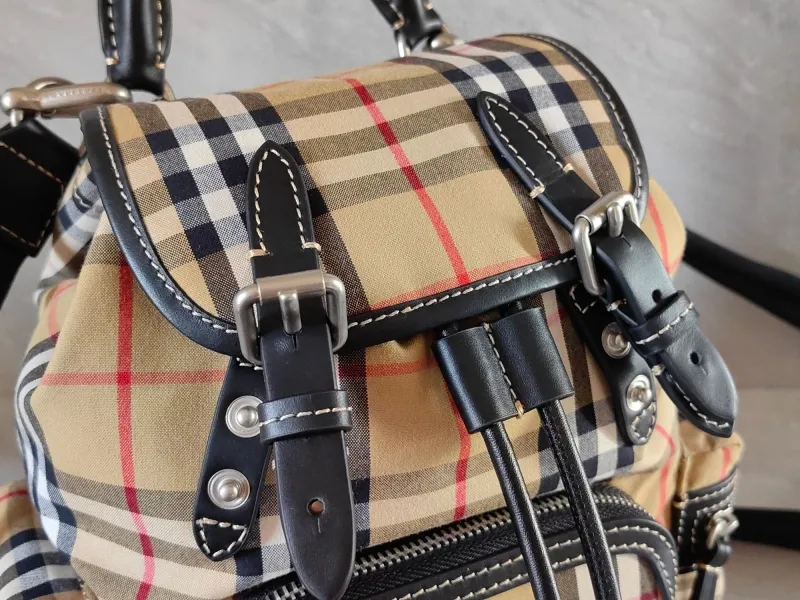 Burberry Vintage Check Mini Backpack - Image 3