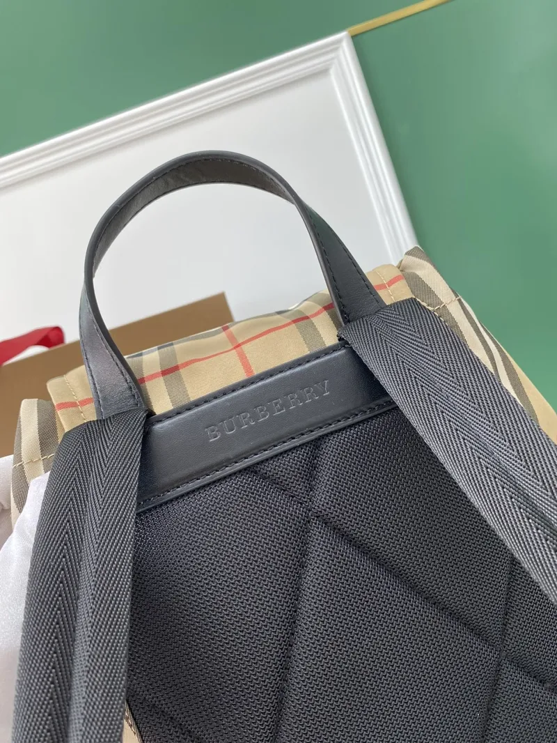 Burberry Iconic Check Nylon Backpack - Image 4