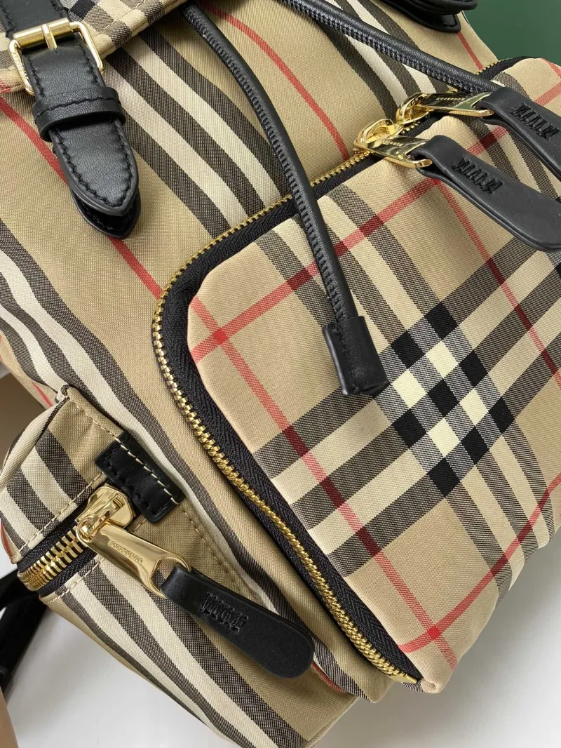 Burberry Iconic Check Nylon Backpack - Image 5