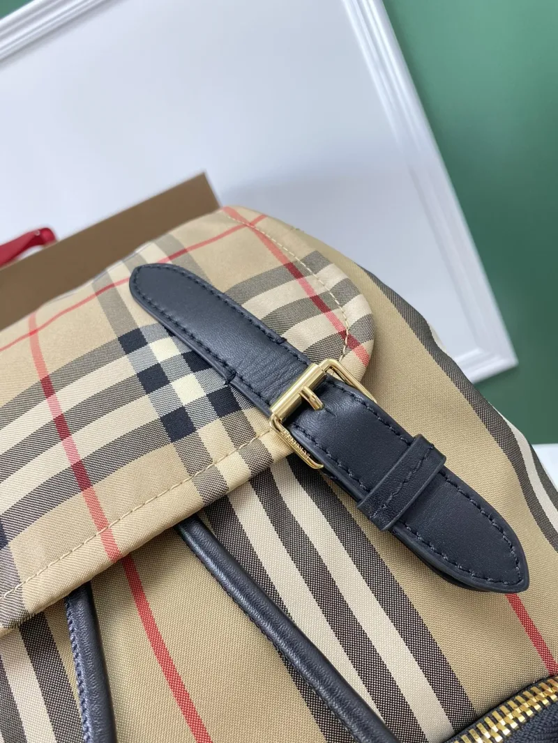 Burberry Iconic Check Nylon Backpack - Image 6