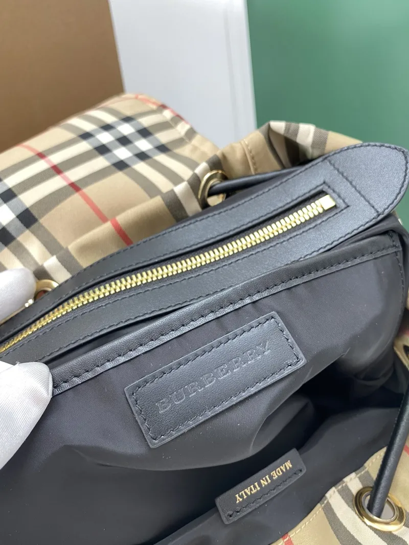 Burberry Iconic Check Nylon Backpack - Image 8