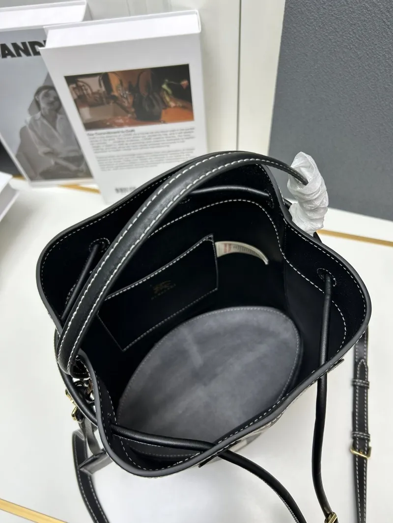 Burberry Classic Check Bucket Bag 8055 - Image 8