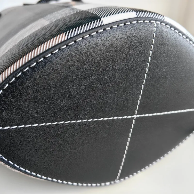 Burberry Signature Check Bucket Crossbody Bag - Image 3