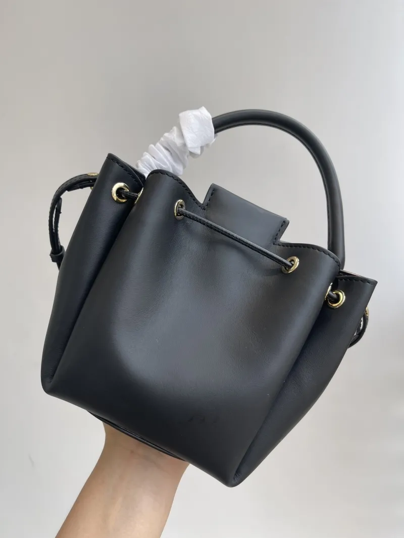 Burberry Black Leather Bucket Bag - Image 6