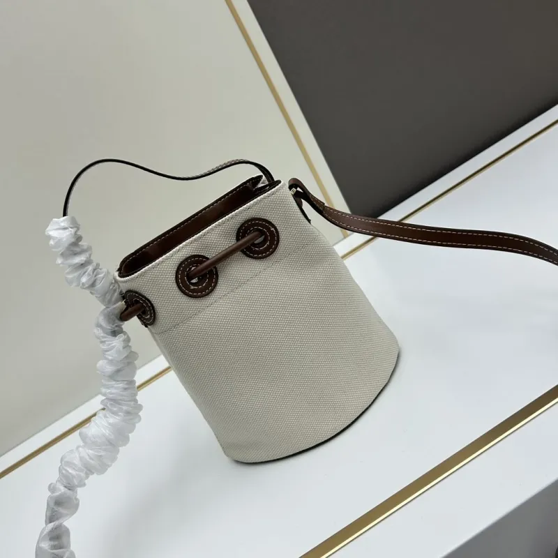 Burberry Beige Canvas Bucket Bag 53 - Image 3