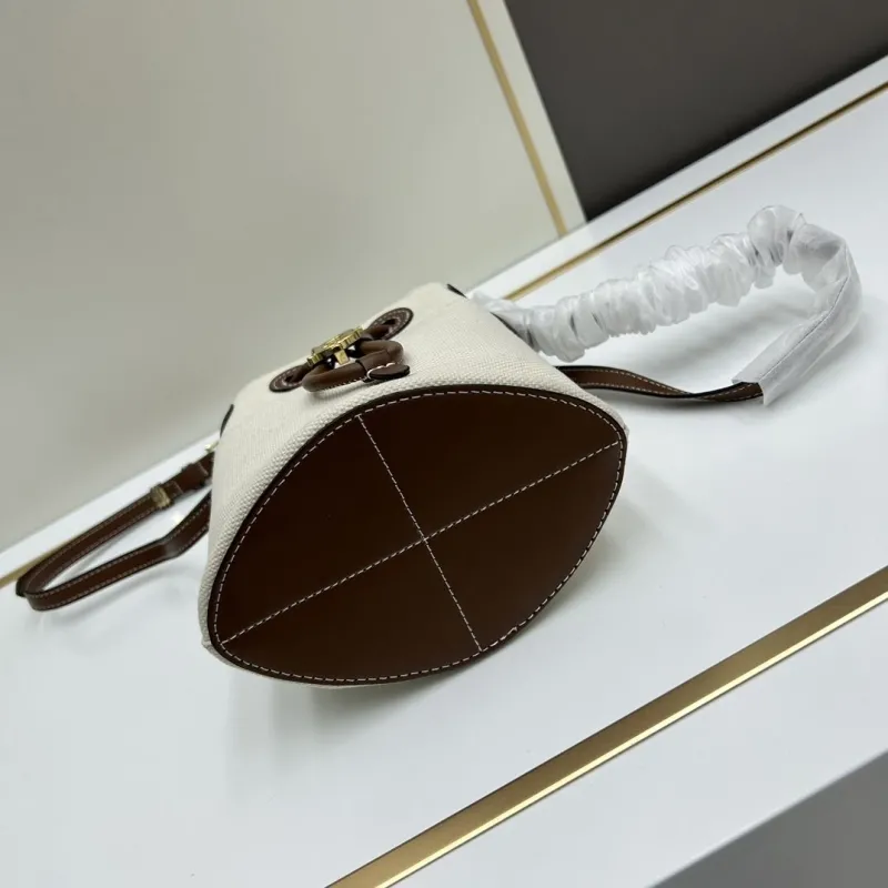 Burberry Beige Canvas Bucket Bag 53 - Image 5