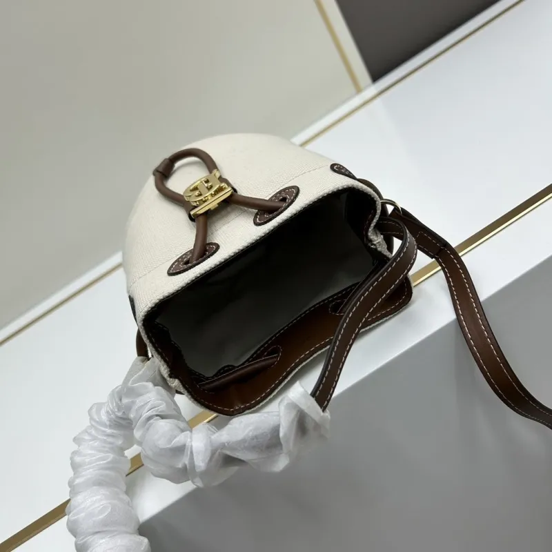 Burberry Beige Canvas Bucket Bag 53 - Image 7