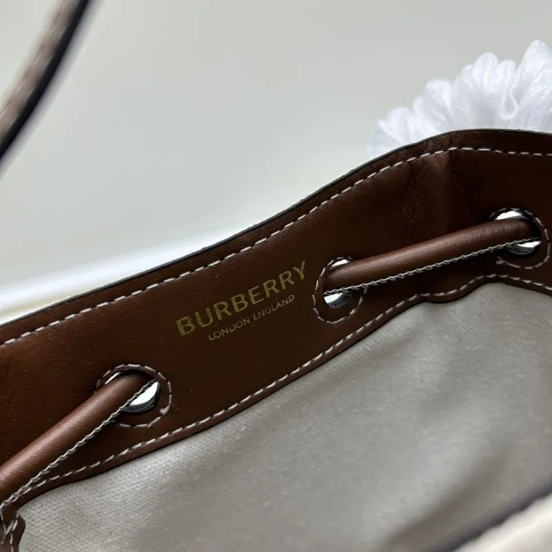 Burberry Beige Canvas Bucket Bag 53 - Image 8