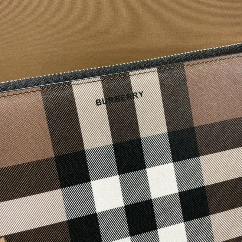 Burberry Classic Check Clutch Bag - Image 3