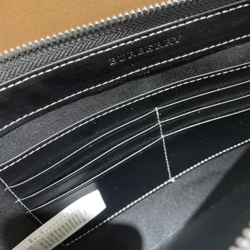 Burberry Classic Check Clutch Bag - Image 8
