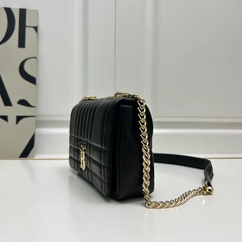 Burberry Black Quilted Crossbody Bag 8378 - Image 3