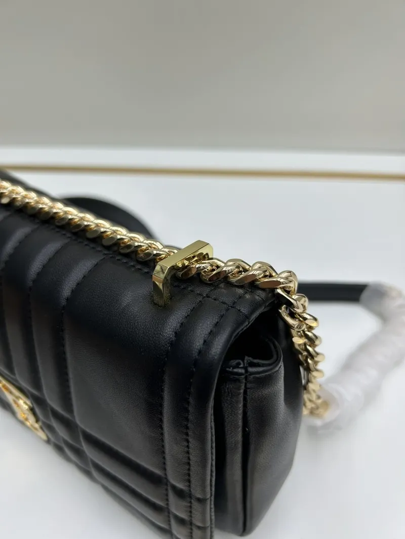 Burberry Black Quilted Shoulder Bag 8378 - Image 6