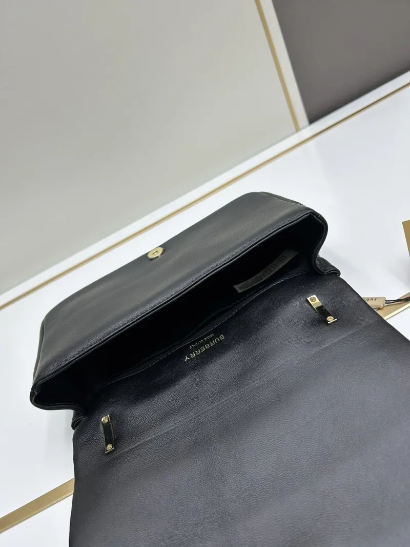 Burberry Black Quilted Shoulder Bag 8378 - Image 7