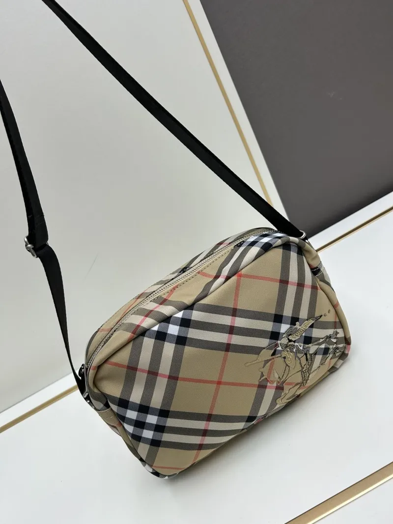 Burberry 8021 Classic Check Crossbody Bag - Image 3
