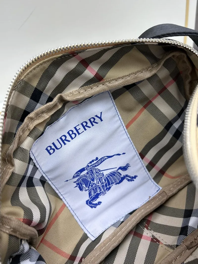Burberry 8021 Classic Check Crossbody Bag - Image 8