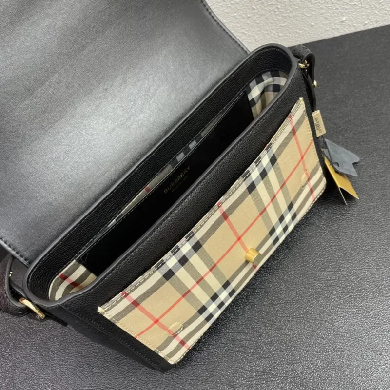 Burberry Black Crossbody Satchel Bag - Image 8