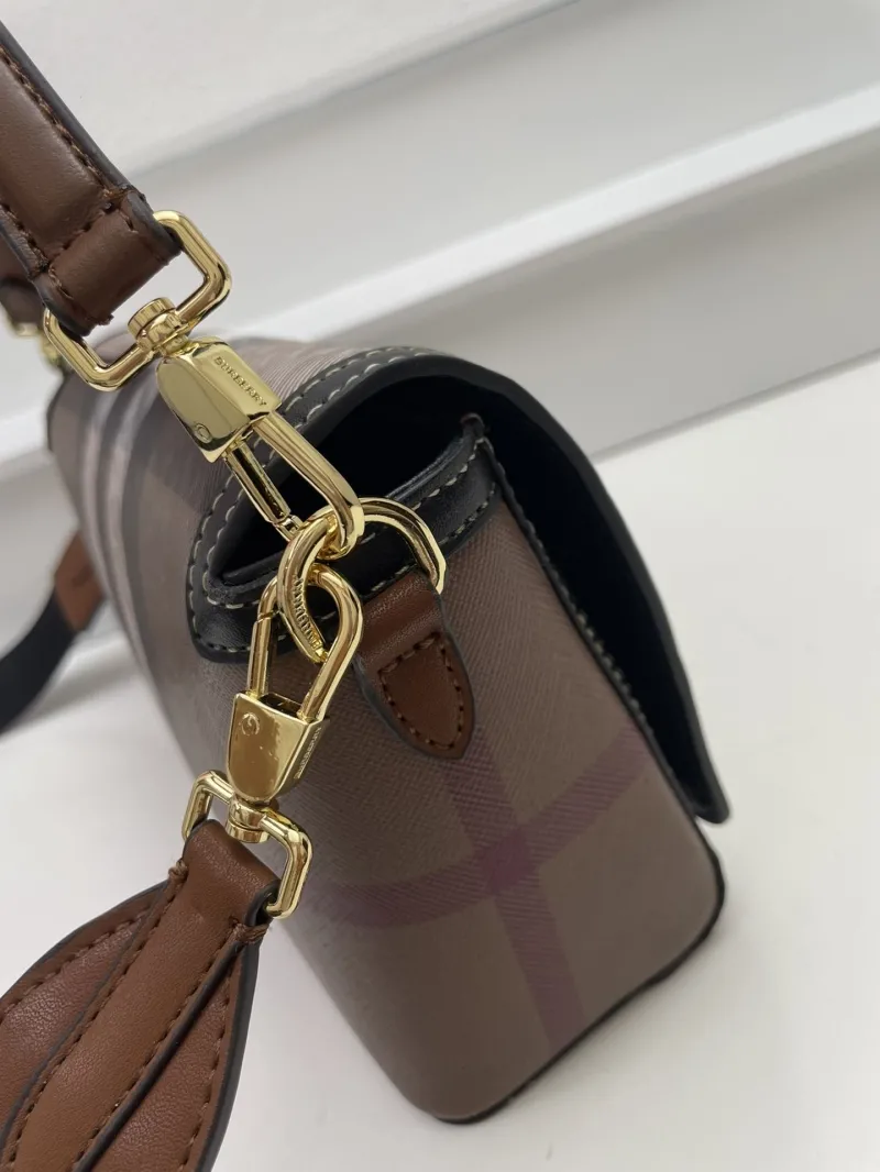 Burberry 8366 Classic Check Satchel Bag 24cm - Image 5