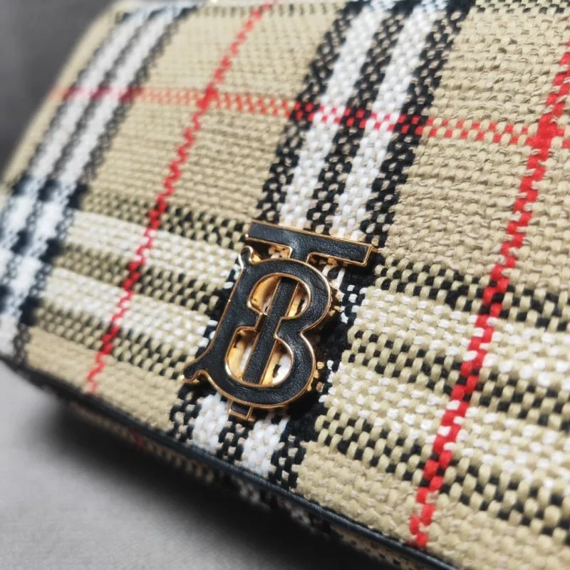 Burberry Vintage Check Chain Satchel Bag - Image 5