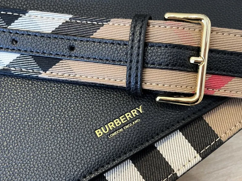 Burberry Black Crossbody Satchel Bag - Image 6