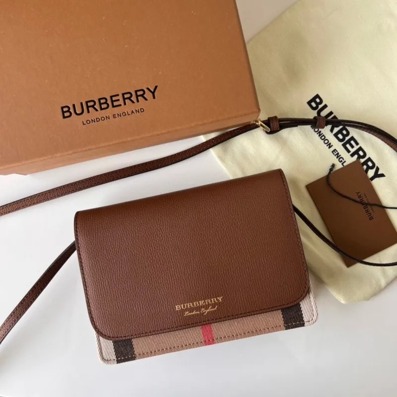 Alternative view of Burberry Brown Crossbody Satchel Bag