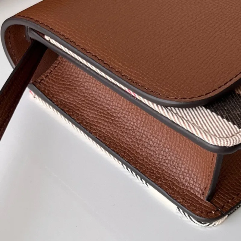 Burberry Brown Crossbody Satchel Bag - Image 5