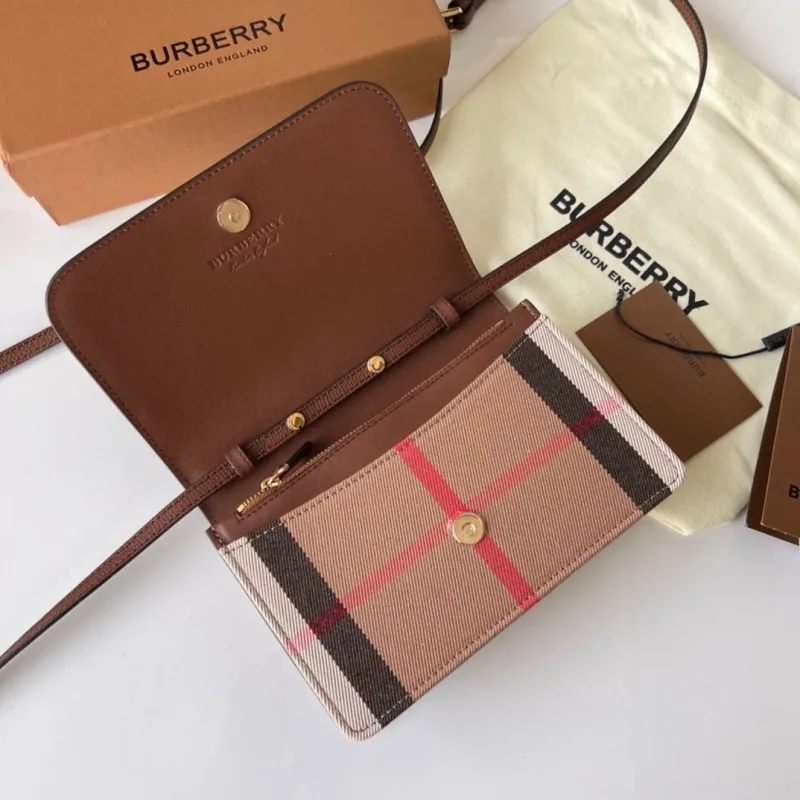 Burberry Brown Crossbody Satchel Bag - Image 7