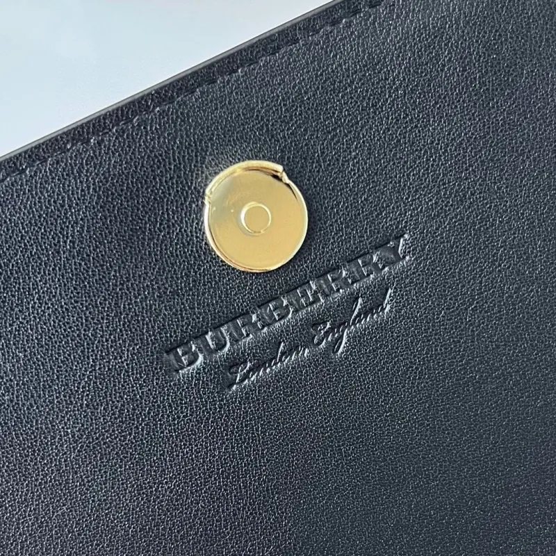 Burberry Black Check Crossbody Bag - Image 8