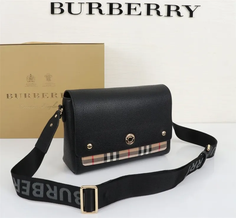 Burberry Black Crossbody Satchel Bag - Image 3