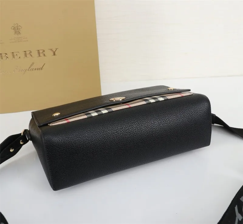 Burberry Black Crossbody Satchel Bag - Image 4