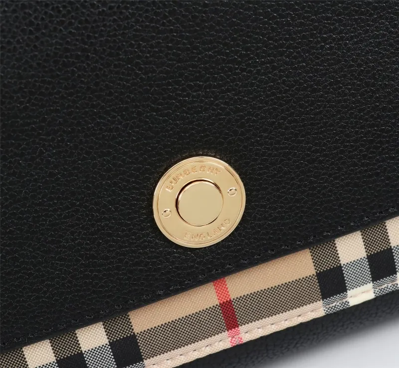 Burberry Black Crossbody Satchel Bag - Image 8