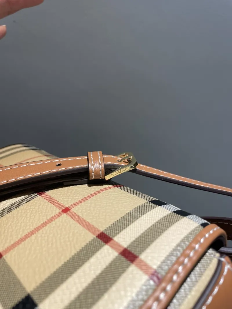 Burberry Archive Check Crossbody Satchel Bag 41 - Image 5