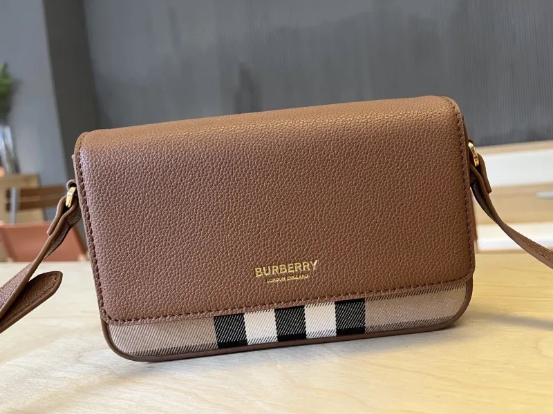 Alternative view of Burberry Brown Crossbody Satchel Bag