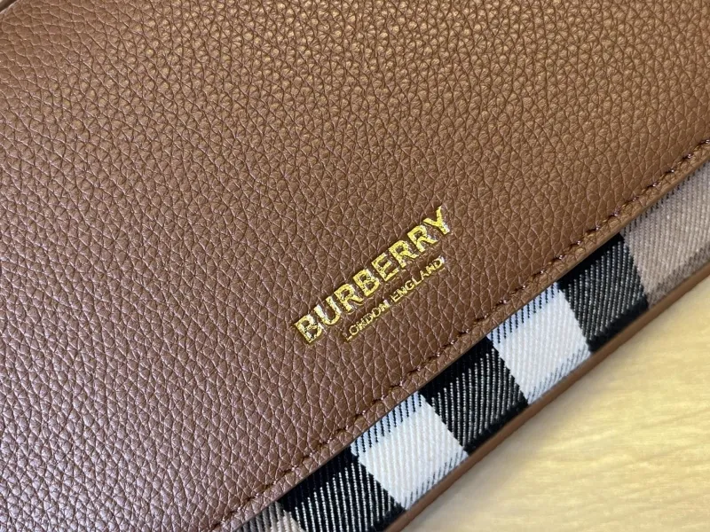 Burberry Brown Crossbody Satchel Bag - Image 6