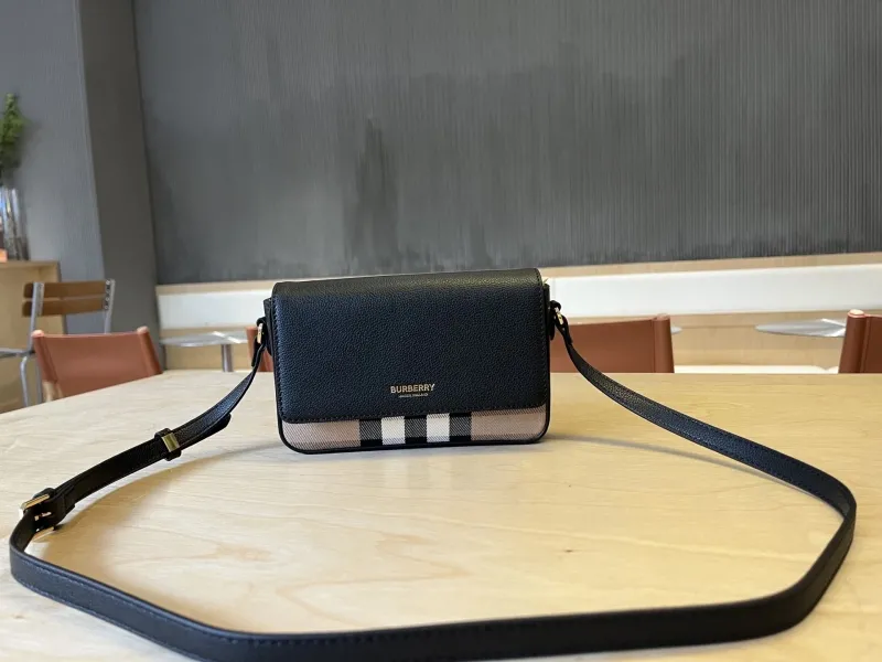 Burberry Black Crossbody Satchel Bag