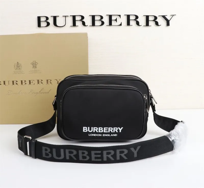 Burberry Black Crossbody Satchel Bag