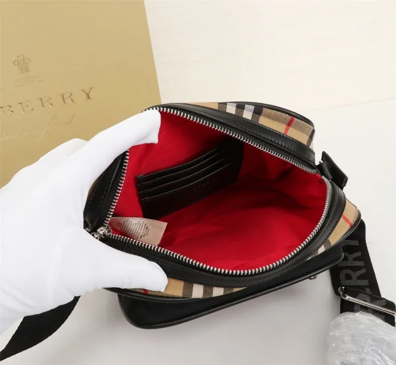 Burberry Vintage Check Crossbody Bag - Image 9